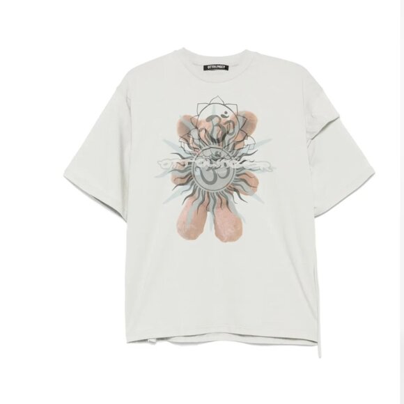 Ottolinger Deconstructed T-shirt Light Gray Size Small - Picture 7 of 15